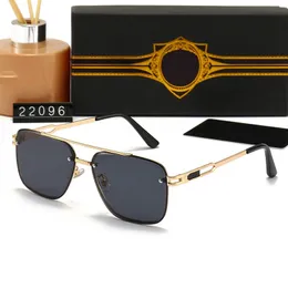 Top Luxus Sonnenbrille Objektiv Designer Damen Herren Goggle Senior Brillen für Damen Brillengestell Vintage Metall Sonnenbrille mit Box 15 und 16 Mädchen