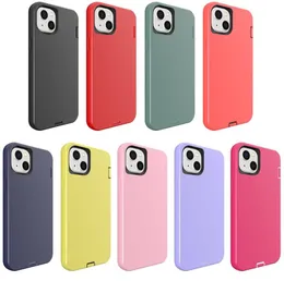 Robot Defender Liquid Soft Silicone Shockproof Cases For iPhone 14 13 11 Pro Max 12 mini 8 plus XR XS Heavy Duty Hybrid 3 In 1 Rug3762428