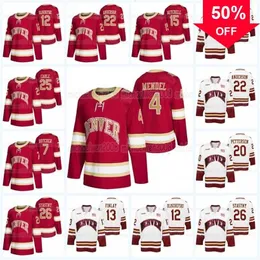 Mag MitNess 2021 Cole Guttman Denver Pioneers NCAA College Hockey Jersey Emilio Pettersen Paul Stastny Liam Finlay Ian Mitchell Brett Stapley Finla