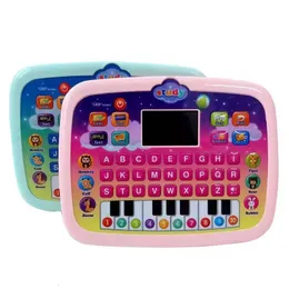 Intelligence toys Early Childhood Education English Tablet Learning Machine LED Light Early Education Cognitive Multi-learning Gift Children 230603