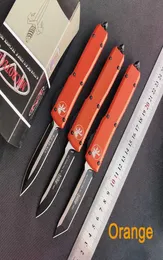 MT UTX 85 Двойной действие Автоматический нож тактический нож карбид класс выключатель авиационный алюминиевая апельсиновая ручка карманная ножа 964635