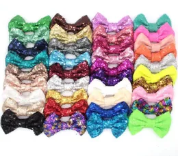 Bow WITHOUT Hair Clips Girls Solid Tiny Glitter Hair Bow For Kids DIY Headbands Hair Accessories F21416333061