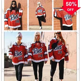 Mag Custom Metropolitan Riveters Hockey Jersey 14 Packer 4 Janiga 10 Cornine 22 Olno 6 MacLaine 자수 좋은 품질