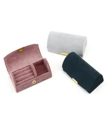 High Grade Velvet Storage Boxes for Jewelry Arch Portable Wallet Travel Jewellery Organizer Bag Bracelet Earrings Organization Cas1797605