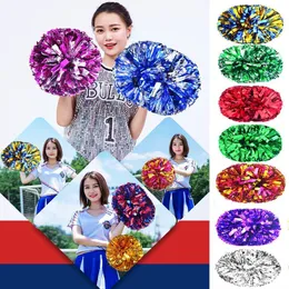 Cheerleading 28 cm spel pom poms praktisk cheerleading jublande boll sport match vokal dance party konsert dekoratör props klubb supplie 230603