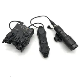 SOTAC Taktische Airsoft Nylon DBAL A2 Rot/Grün Laser Weiß Licht M300 Taschenlampe Dual control schalter Jagd hell-grün