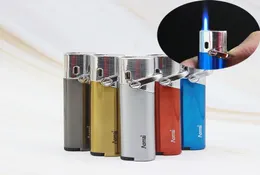 Aomai Large Cylinder Lighter Creative Windproof Straight Metal Plating Personality Men039s Gift For Cigar Torch Custom LOGO8094132