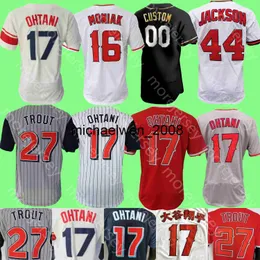 Mi208 Baseball Jersey Mike Trout Shohei Ohtani Rendon David Fletcher Reggie Jackson Detmers Drury Urshela Walsh Adell Moniak Ward Renfroe Logan OHoppe Ben Joyce You