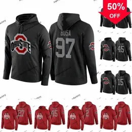 Mag A3740 Erkek Ohio Eyaleti Buckeyes Joey Bosa Hoodei Jersey Archie Griffin Dwayne Haskins Chris Olave Santonio Holmes Mike Weber Jr. Cris Carter James