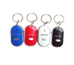 LED AntiLost Alarm Whistle Key Finder Flashing Beeping Remote Lost Keyfinder Locator Keyring Multicolor 4 colors5593460