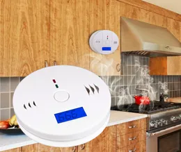 CO and Smoke detector 85DB Digital LCD Backlight Carbon Monoxide Alarm Detector Tester CO Gas Sensor Alarm For Home Security4156354
