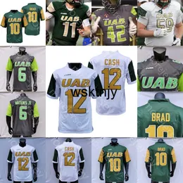 Maglia da calcio Wsk UAB Alabama Birmingham Blazers NCAA College Tyler Johnston III Jermaine Brown Jr. Bryson Lucero DeWayne McBride Shropshire Prince Watkins