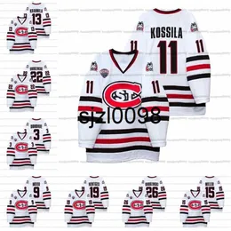 Sj98 NCAA St. Cloud State Huskies 2021-22 Hockey Jersey Seamus Donohue Ryan Poehling Jimmy Schuldt Jack Peart Kevin Fitzgerald Matt Cullen Nick