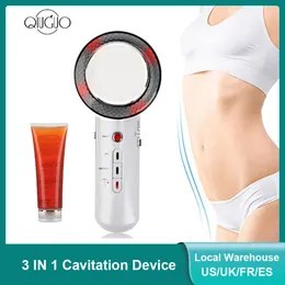Relaxation Ultrasound Cavitation Device EMS Ultrasonic Body Slimming Massager Fat Burner Cream Gel Galvanic Infrared Therapy Tools