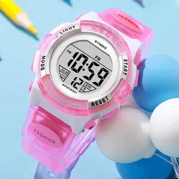 Wristwatches Fashion Electronic Women Watch Sport Transparent Watches Outdoor Digital Clock Student Waterproof
