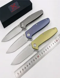 New YX750 original blasting nonslip gray titanium handle knife VG10 hunting outdoor survival pocket knife EDC1074888