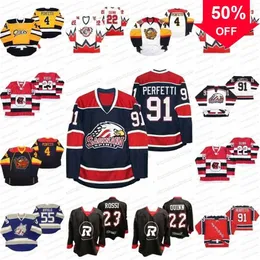 Mag A3740 2020 Hockey Draft Jersey Jack Quinn Quinton Byfield Quinton Byfield Cole Perfetti Marco Rossi Jamie Drysdale Alexander Holtz Tim