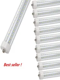 T8 5ft LED Cooler Door Tubes Lights 45w AC110V FA8 Single Pin DualEnd Powered Ballast Bypass Clear Len 6500K F60T12 Replacement F4902778