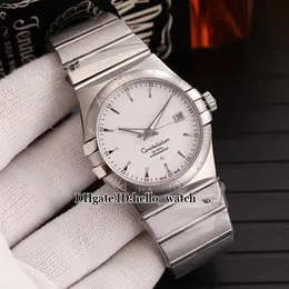New Steel Case Date White Dial 123 10 38 21 02 001 Miyota 8215 Automatic Mens Watch Stainless Steel Bracelet Gents Watches hello w154d