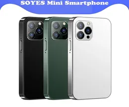 Unlocked SOYES D13 Cell Phone Mini 3G 4G LTE Dual SIM Cards TypeC 900mAh LED Light SOS Super Fashion Small Mini Card Children Mob9522730