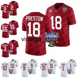 Vin 2022 Sugar Bowl Alabama Crimson Tide Football Jersey Demarcco Hellams Emil Ekiyor Jr Jermaine Burton Henry To'o Brooks Jase McClellan Will Anderson Jr Jersys