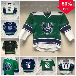 Mag Mitness Utica Comets Hockey Jersey AHL Custom Women Youth Reilly Walsh Fabian Zetterlund Graeme Clarke A.J. 그리어 네이트 슈나르 로비 루소