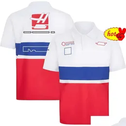 Motorradbekleidung F1 Forma One Rennanzug Revershemd Kleidung Teamarbeit Kurzarm-T-Shirt Herrenanpassung mit dem gleichen Tropfen Dhfb2 2783