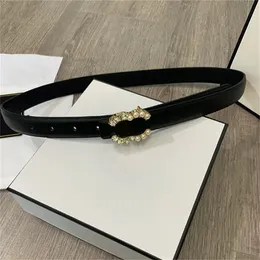 Cinturones de diseñador de cuero para mujer Cinturón con letras Faja de moda Cintura con diamantes Hebilla dorada Cintura de lujo Weote