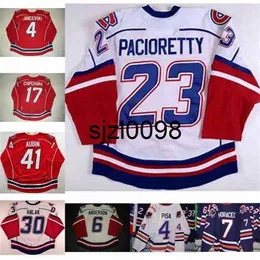 Sj98 Hamilton 4 Dan Jancevski 6 Chad Anderson 41 Mathieu Aubin 30 Jaroslav Halak 23 Max Pacioretty 17 Kyle Chipchura Hockey Jersey