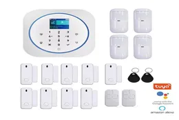 Tuya WiFi GSM Home Alarm System Wireless House Security Alarm With IP Camera Smart Life APP Alexa Google Home Voice Control11019977