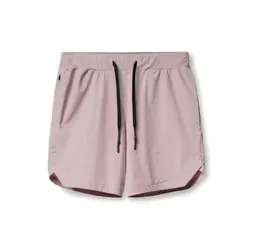 Lulu Shorts Men Yoga Sports Shorts Пятые брюки на открытом воздухе быстро сухой спины на молнии