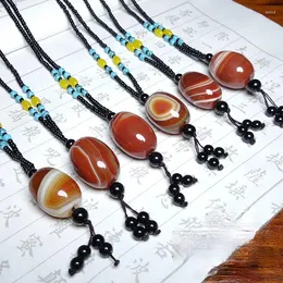 Подвесные ожерелья настоящие нерегулярные ожекс ожерелья хрустальный кварцевый кварцевый полированный каменный тибетский буддийский бусин
