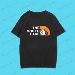 남자 티셔츠 S-South Park T Shirts 고품질 면화 프린트 짧은 슬리브 패션 캐주얼 올 매치 남자 여자 티셔츠 대형 3xl t230605