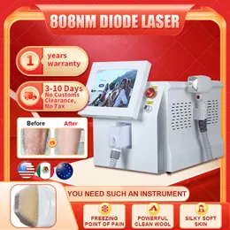 Best Seller 2000w Ice Platinum 808nm Diode Laser Hair Removal Machine 755 808 1064 Epilation Laser Instrument