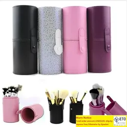 PU Leather Travel Makeup Brushes Pen Holder Storage Empty Holder Cosmetic Brush Bag Brushes Organizer Make Up Tools