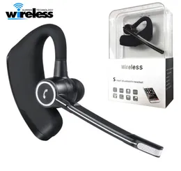 V8S Business Bluetooth Headset Wireless Earphone Car Bluetooth V40 Phone Hands MIC Music for iPhone Samsung4862220
