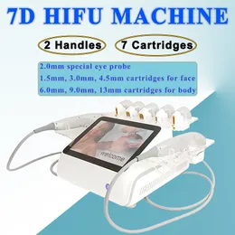 Outros equipamentos de beleza 7D HIFU Olhos Remoção de rugas Face Lifting Antienvelhecimento Máquina de emagrecimento corporal Redução de gordura