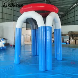 High quality 2/2.5/3mH backyard inflatable lawn basketball hoop inflatables ball sport games for beach or water park