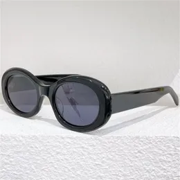 نظارة شمسية للنساء الفاخرة مصممة للنظارات الشمسية رجال أزياء أسيتات LUNETTE FEMME TRIOMPHE OVAL Frame Glasses Exclude Association PJ009 C23