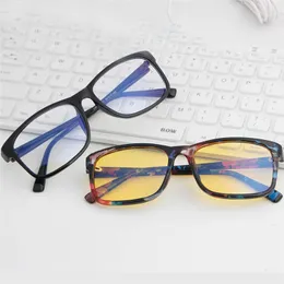 Solglasögon ramar märkesglasögon anti-blå ljusglasögon män kvinnor dator spel glasögon överdimensionerade ram anti uv blå strålar glasögon
