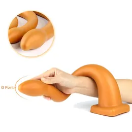Long Silicone Anal Toys Large Prostate Massage Vaginal Stimulation Anus Dilator Sex For Men Women
