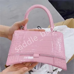 Luxury Hourglass Designers Bags Half Moon Hobos Hasp Handbag Shoulder Crossbody Bag Purse Tote Plain Alligator Crocodile One Handle Clutch Bags Backpack 2023 New