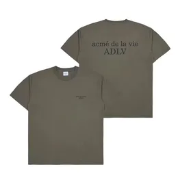 TOPS ADLVブランドサマーメンズデザイナーTシャツAcme de la vie teddy bear tes woman designer clothe thirs shirts extized t shartグラフィックティー478