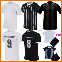 23 24 Corinthian Soccer Jerseys 2023 2024 Camisa Maycon Willian Roger Guedes Gil Jo Fagner Augusto Giuliano Paulinho Joao Victor Luan Men Kids Kits Football Shirts