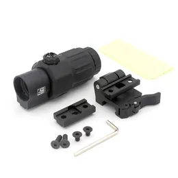 NOVO G33 Lupa de Alta Qualidade Perfeita Replcia Interruptor Para o Lado Destacável Rápido QD Com Marcação Com Logo Completo Para Caça Airsoft Scope