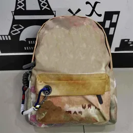 Bolsos de venta clásicos mochila de graffiti deportes de ocio para hombres y mujeres mochila de camuflaje de lona bolso de escuela de gran capacidad 290B