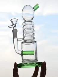 Dab Rig Water Bong Inline Gridded Perc Bubber Water Pipe 75 inches Portable Oil Rigs Glass Bong 144mm Joint2503694