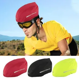Bonés de ciclismo capa de chapéu de bicicleta respirável segurança chapéus de montanha com faixa reflexiva reutilizável à prova de chuva e neve para estrada