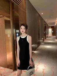 Basic & Casual Dresses Designer French haute couture sleeveless vest dress for women in summer, small stature, slim temperament, gentle A-line skirt DBUV