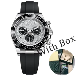 Luxury Mens Watch Designer Watches Mens Mechanical Automatic 40mm Sapphire Folding Buckle Wristwatches 904l Rostfritt stål Silikonband Montre de Luxe Dhgate